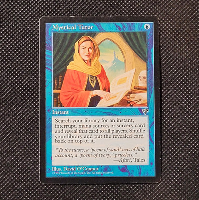 Wizards Magic: The Gathering MTG Mystical Tutor Mirage Instant Reg English 1996