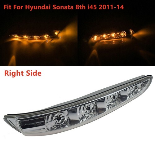 Right Hand Mirror Turn Signal for Hyundai For Sonata All Models Years 11 15 - Picture 10 of 11