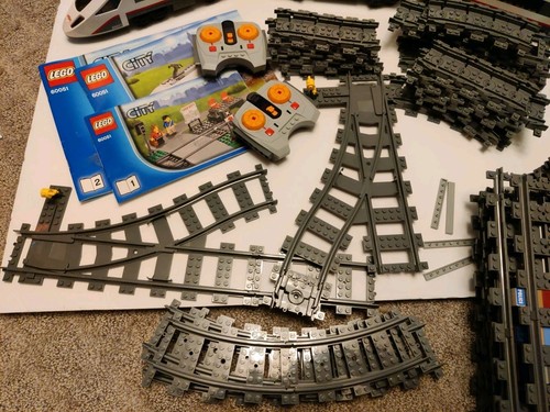Lego City: Hochgeschwindigkeits-Personenzug 60051 mit extra Schienen - unvollständig - Bild 6 von 21