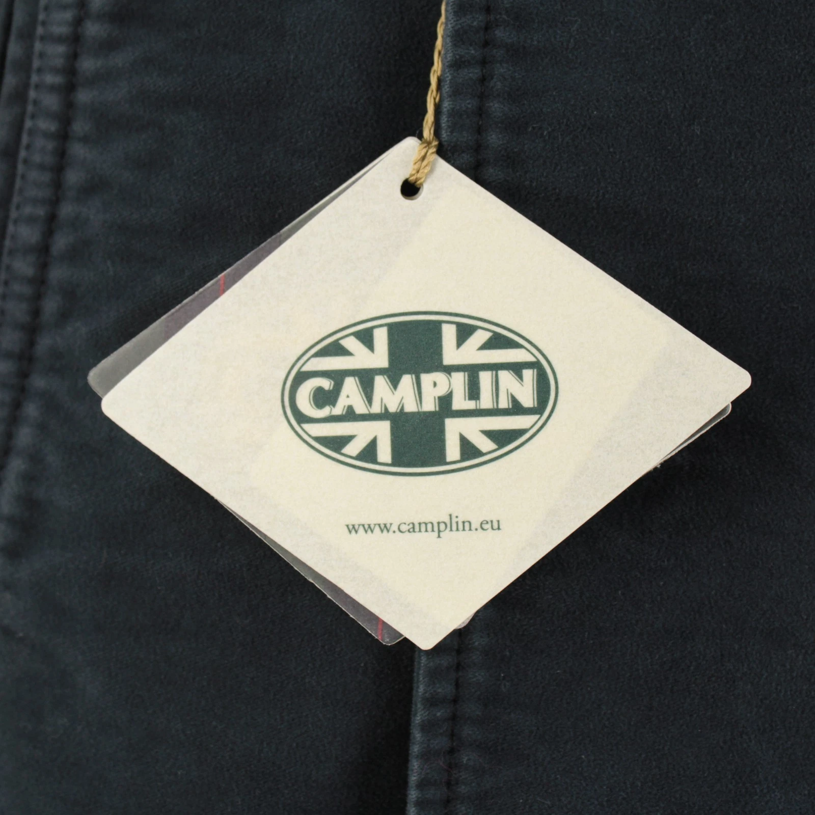 Camplin NWT 100% Cotton Pea Coat w/ Removable Lining Size 52 (L US) In Blue - product detail image 22
