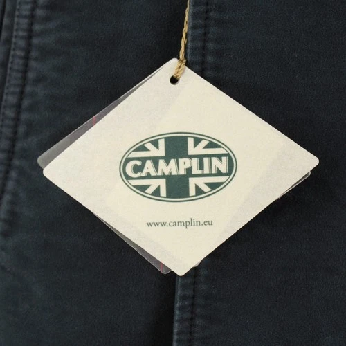 Camplin NWT 100% Cotton Pea Coat w/ Removable Lining Size 52 (L US) In Blue image 22