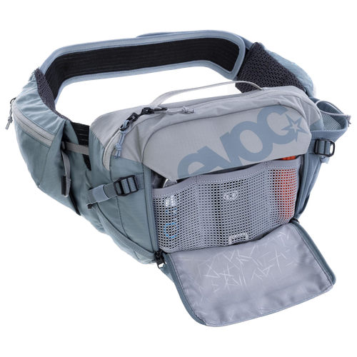 EVOC HIP PACK PRO 3 + HYDRATION BLADDER 1,5, Hüfttasche, Stone-Steel - Bild 5 von 11