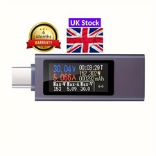 Kowsi KWS-2302C USB C Voltage Current Capacity Tester Voltmeter Ammeter   UK