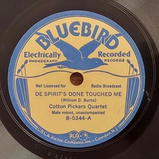 78 RPM Cotton Pickers Quartet 