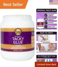 Tacky Glue 64 Fl Oz - Trusted Nontoxic Adhesive for Crafting Excellence