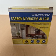 2 In Pack Battery Powered Carbon Monoxide Detector Alarm NEW
