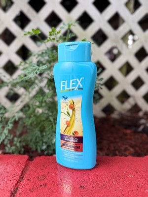 Flex Argan Oil Moisturizing Shampoo 15 OZ Each New VEGAN FAST SHIPPING