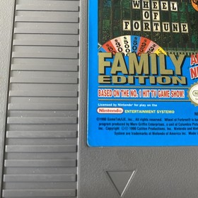 Wheel of Fortune Family Edition NES (Nintendo Entertainment System, 1990)