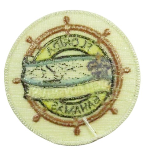 Florida Sea Base Bahamas Patch WHT Bdr (NK158) - Picture 2 of 2