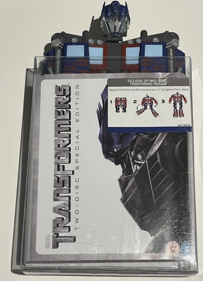 Transformers DVD Special Edition 2 Discs Optimus Prime Transforming Package - Image 2 of 4