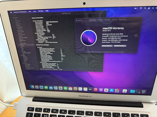 Apple MacBook Air 13 Inch Laptop 2015 Core I5 1.6GHz, 8GB RAM 256GB SSD(L863) - Afbeelding 2 van 7