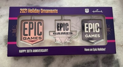 Epic Games 2021 Holiday Employee Store Ornaments Fortnite
