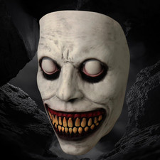 Scary Halloween Mask for Adults Men Women, Realistic Latex Creepy Horror Mask fo