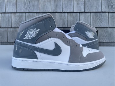 Size 11.5 - Air Jordan 1 SE Mid Patent Cool Grey for sale online