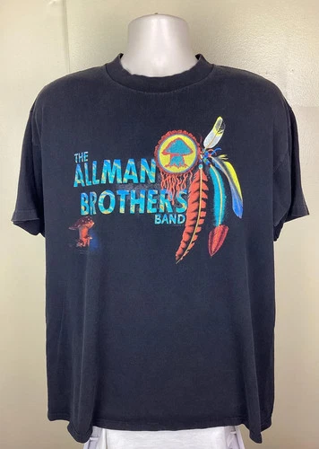 The Allman Brothers Band Concert T-Shirt Black 1990s vintage concert t-shirt, vintage, single stitch, B+ condition