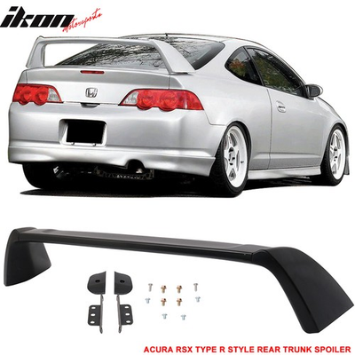 #ad Fits 02 06 Acura RSX DC5 Type R TR Style Rear Trunk Spoiler Unpainted ABS 3PCS $88.99