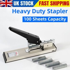 100 Sheets Capacity Heavy Duty Large Stapler with 1000 Staples for Office School