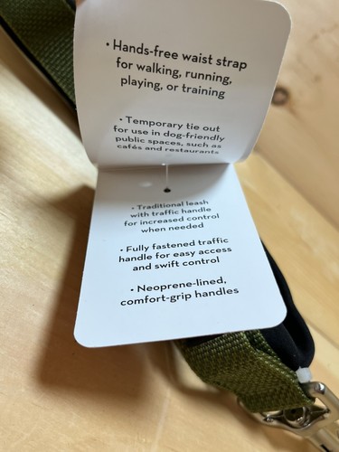 KONG MAX Comfort Green Dog Leash Hands Free 6ft New Ultra Durable - Picture 6 of 6