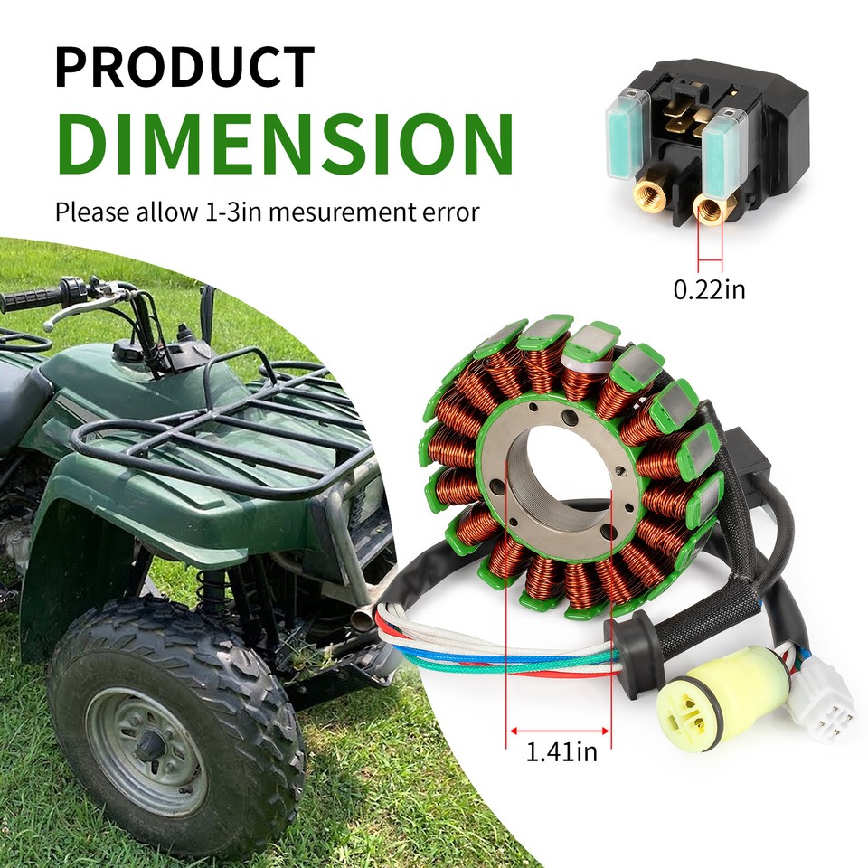 Bobine De Stator Magnétique De Rechange Pour Quad Yamaha YFM250 Bear Tracker, Big Bear, Bruin, YFM660 Raptor (2001-2009)