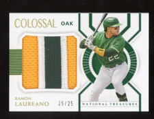 Ramon Laureano 2021 National Treasures Patch #d 25/25 Colossal Athletics