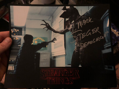 Stranger Things Signed 10x8 Autograph Photo - Mark Steger - Demogorgon - COA