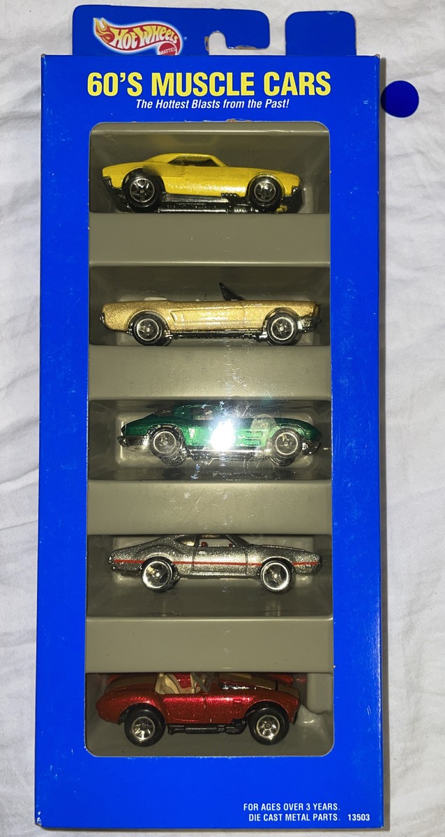 💎60's MUSCLE CARS⚡'67 Camaro Gift 5-PACK👓Hot Wheels 1995 💎60's MUSCLE CARS⚡'67 Camaro Gift 5-PACK👓Hot Wheels 1995