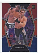 VON WAGNER (ROOKIE)  (RED BLUE PARALLEL) *2022 WWE Panini Select* CARD #124