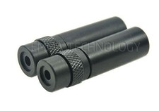 2pcs 16x55mm Focusable Housing for 5.6mm Laser Diode w/ Glass Lens 200-1100nm 