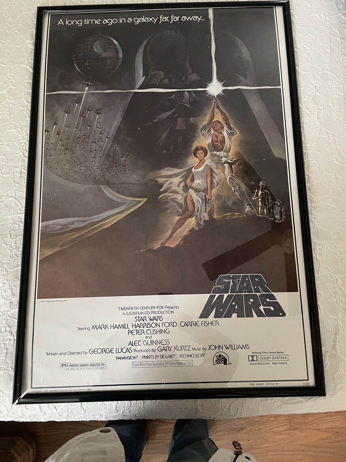 Star Wars Movie Poster 1977 3 Sheet (41x81)