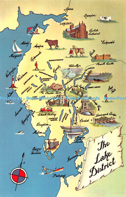 R406786 The Lake District Karte Colourmaster International PT21645 Präzision