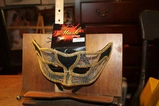Forum Novelties Mask Masquerade Costume Black and Gold