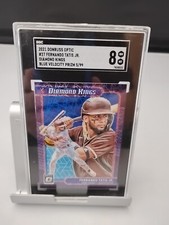 2021 Donruss Optic Blue Velocity #27 Fernando Tatis Jr. 5/99 SGC 8