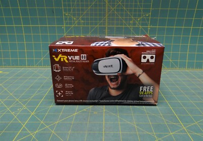 Xtreme VR Vue II Virtual Reality Viewer Smartphone Screen 3.5 - 6'' XSX5-1008-BLK