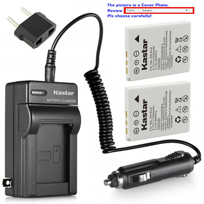 Kastar Battery Travel Charger for Nikon EN-EL8 MH-62 & Nikon Coolpix S6 Camera
