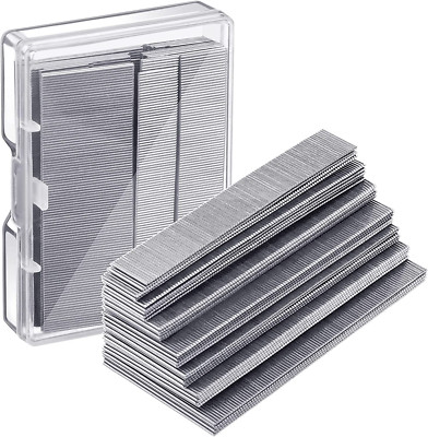 23 Gauge Headless Pin Nails 7 Sizes 2/5'' to 1'' Galvanized Brad Nails, 3500 Piece