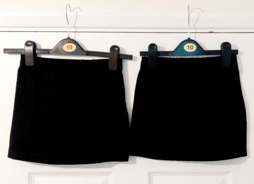 2PK Debenhams Girls Black School Pleated Skirts ~ 4 YRS - Picture 2 of 11