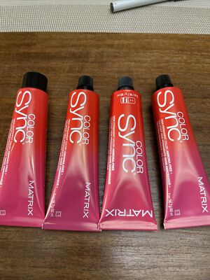 4 MATRIX COLOR SYNC 6RC+ LIGHT BROWN RED COPPER HAIR COLOR