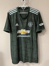 Manchester United 20/21 Away Football Shirt Adidas Soccer Jersey Size L
