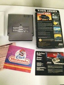 Nintendo NES Game: Knight Rider PAL-A CIB MATTEL ITA EXCLUSIVE Rare 