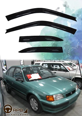 For Toyota Tercel Soluna 1994-1999 Deflector Window Visors Weather Shield - Bild 1 von 4
