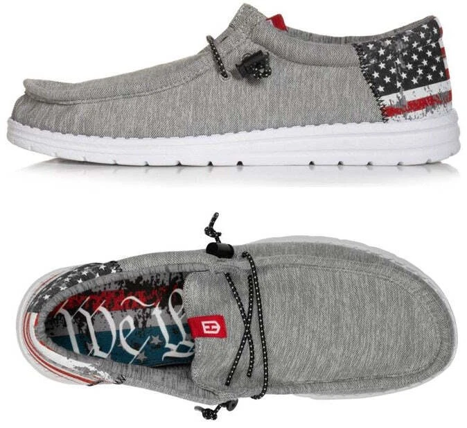 Howitzer Unisex Slip-On Shoes Roam Flag Sneakers with Camo Print Footwear
Opens in a new window or t