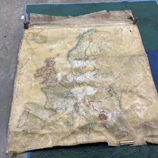 Huge Antique 1800s James Wyld Wall Map of Europe By Treaty of Paris