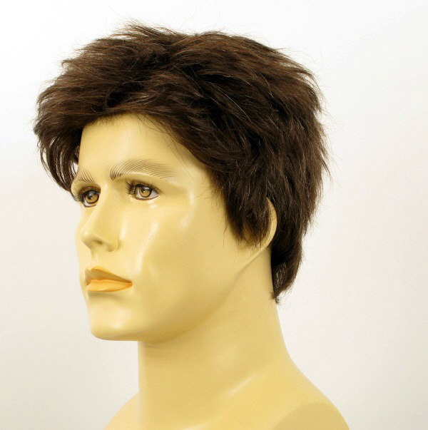 Perruque homme cheveux naturels Benoît courte et indétectable - 2