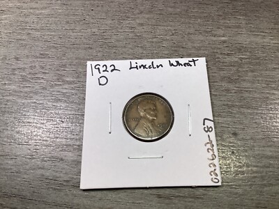 1922 D Lincoln Key Date Wheat Penny in Very Fine Condition 022625 87ti