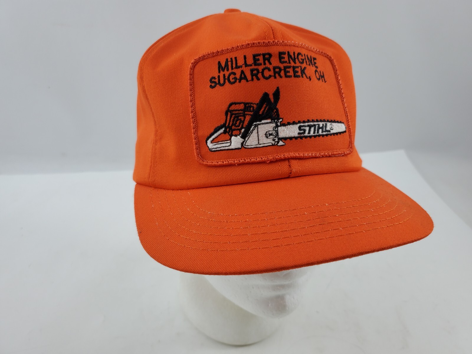 Vintage Miller Engine Stihl Patch Snapback Trucke… - image 1