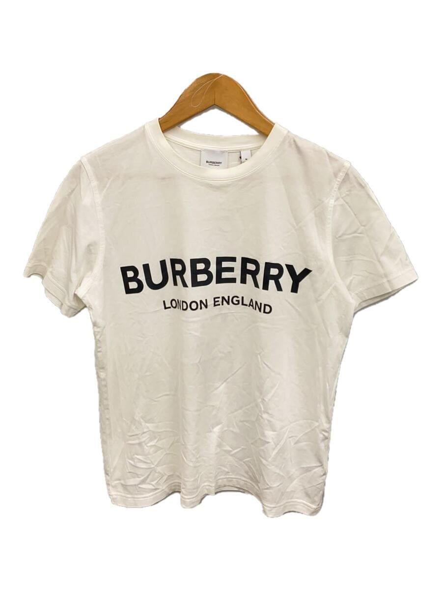 BURBERRY T-SHIRT M COTTON White PRINT 8008894 Used | eBay