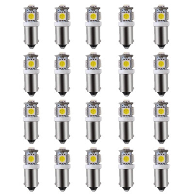 20X 57 Miniature Light Bulbs Gauge Cluster Instrument Panel 12V G-4.5 BA9s Lot