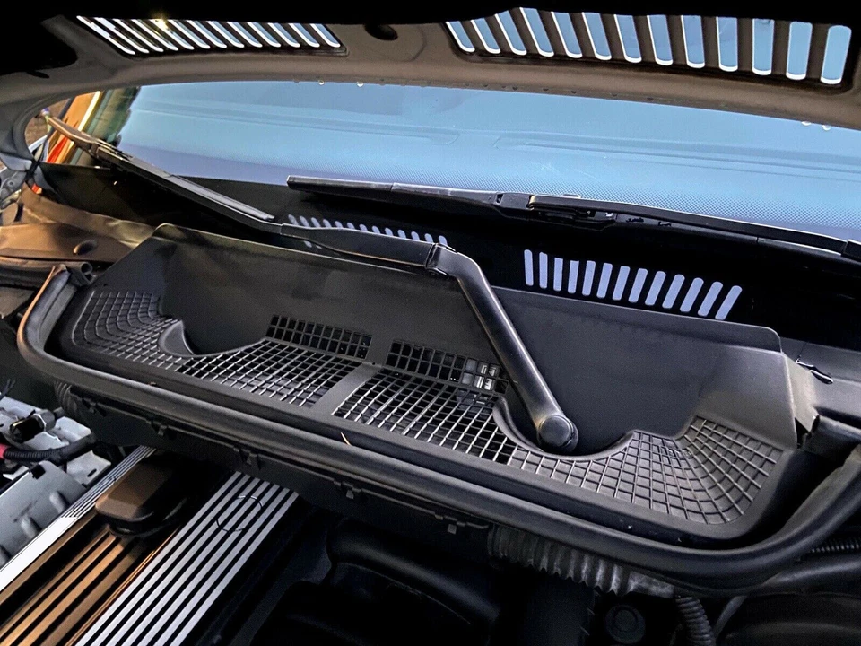 For BMW E36 Windshield Wiper Motor Cover Assembly Hood Cowl Trim Covering - Image 2 of 4