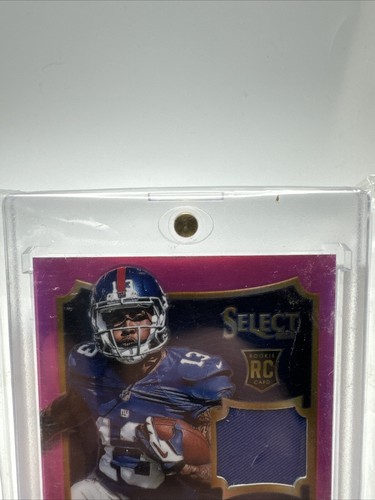 2014 Panini Select Pink Prizm #235 Odell Beckham Jr. RC Rookie Patch AUTO /35 - Picture 2 of 4