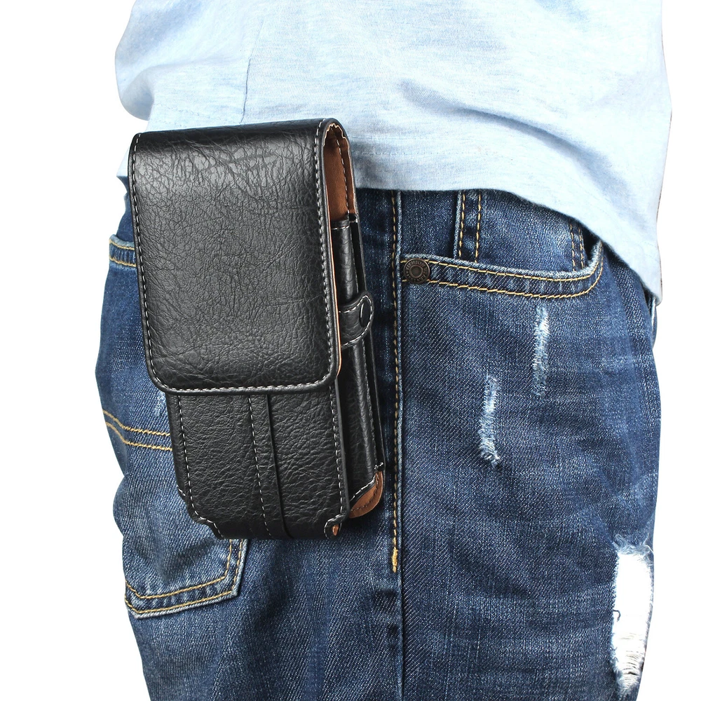 Tactical Waist Belt Bag with Metal Clip Holster for Cell Phone